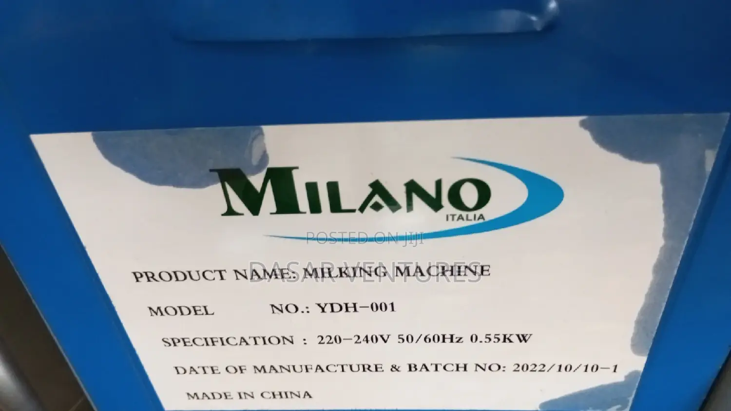 One Cow Milking Machine E