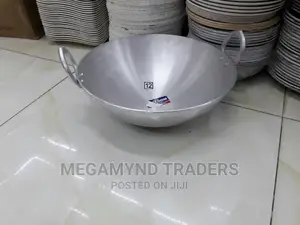 Aluminium Heavy Duty Deep Karai/Deep Frying Pan/Deep Pan