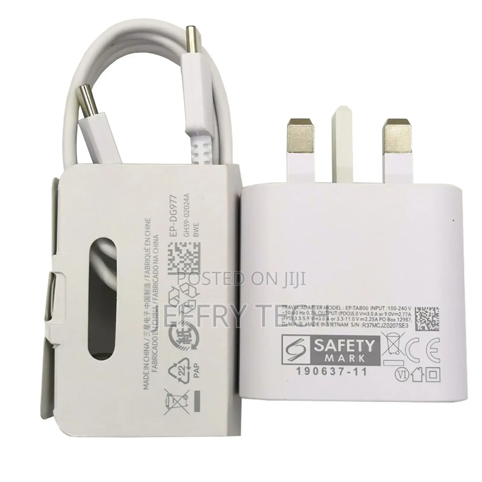 Charger Plug Cable for Samsung Android Smart Phones 25W
