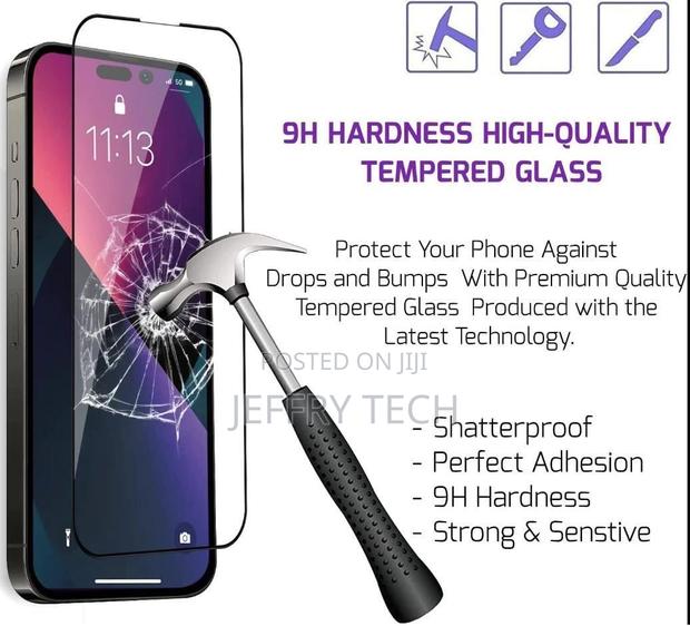 Apple iPhone 14 13 12 Pro Max Full Tempered Glass Screen Pro - main view