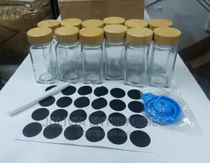 Storage Jar + Bamboo Lid 12pc Set