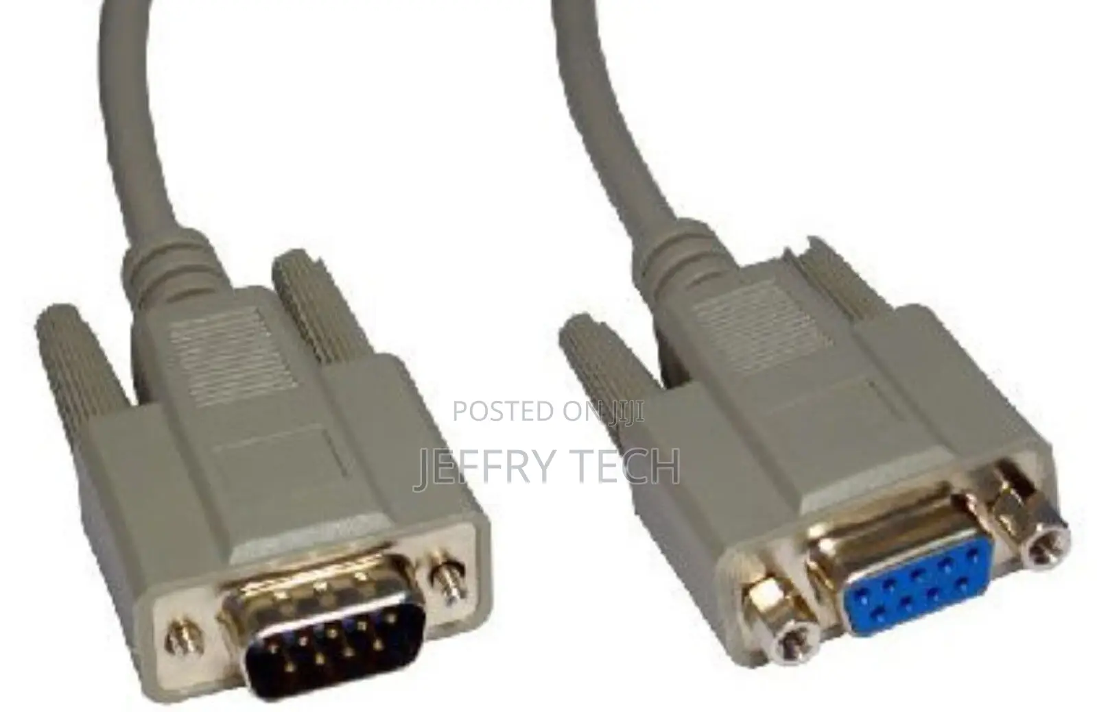 9 Pin Serial RS232 Com Male to Female Lead Extension Cable 1
