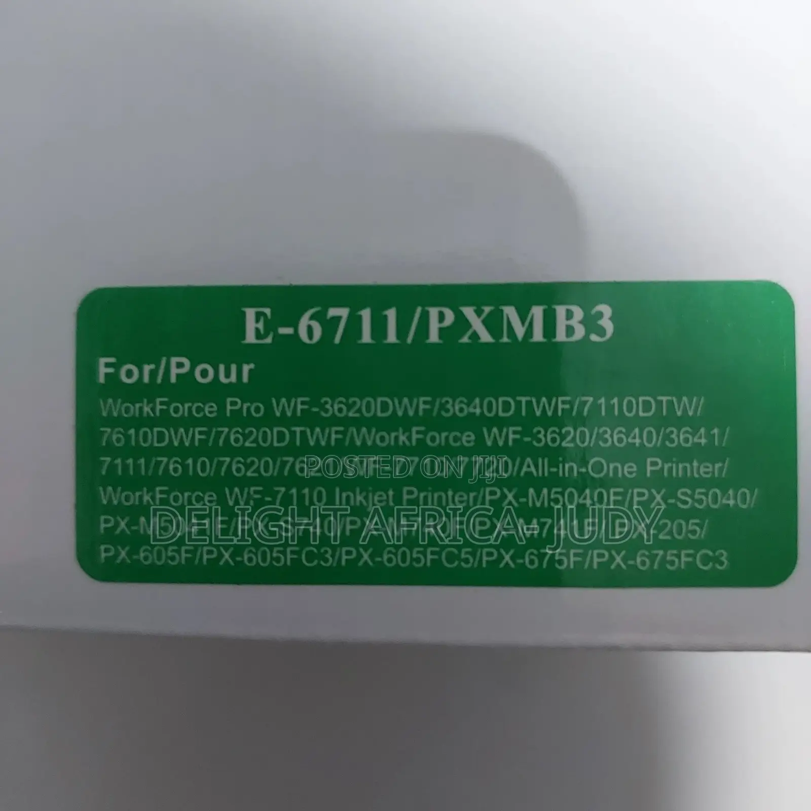 Epson 6711 Printer Maintenance Box 7710, 7715, 7610, 7720