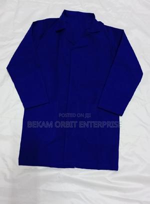 Durable Royal Blue Kid's Lab Costume - main view