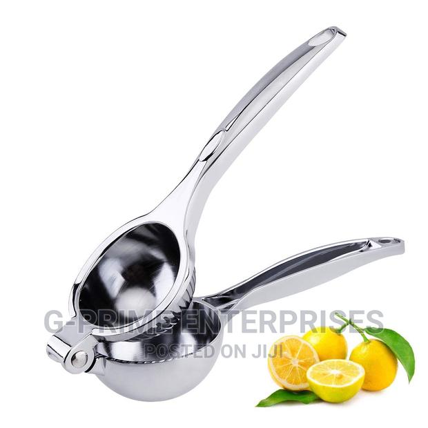 Manual Lemon Squeezer - Metal Press Citrus Juicer - main view