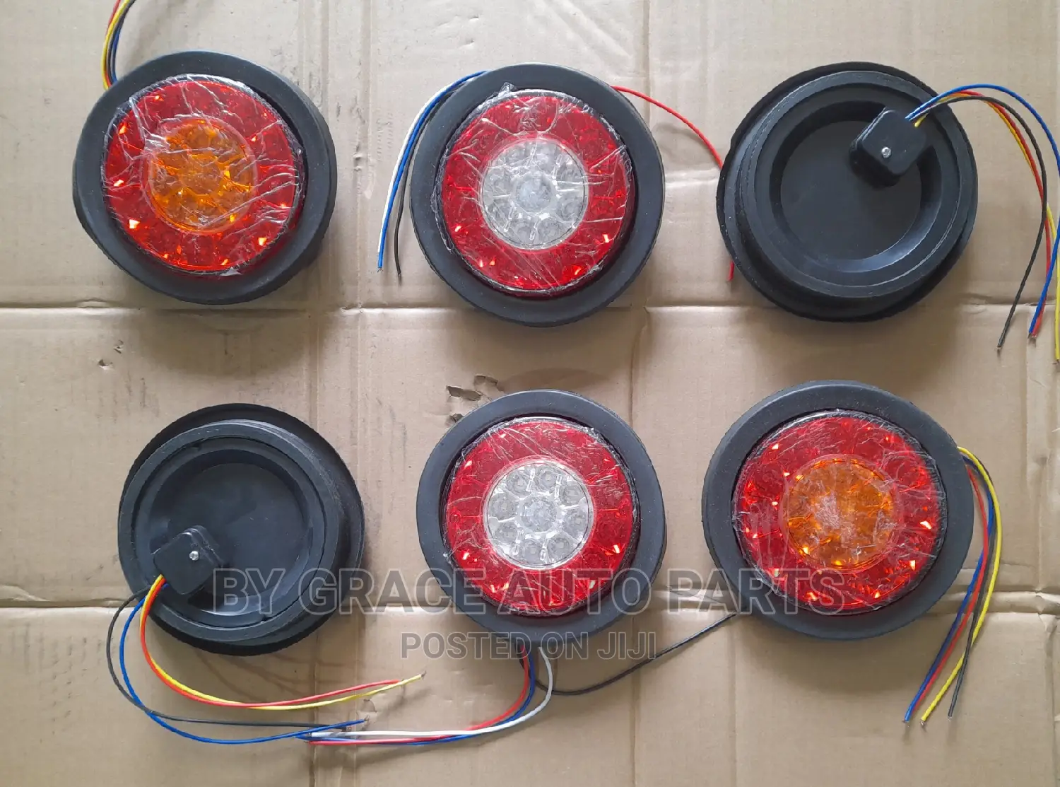 Rear/Tail Lamp Led Round for Lorry and Buses 24v.
