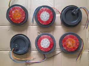 Rear/Tail Lamp Led Round for Lorry and Buses 24v.