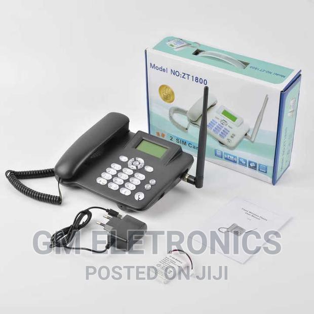 Dlna ZT1800 GSM Fixed Wireless Desktop Phone Dual SIM.