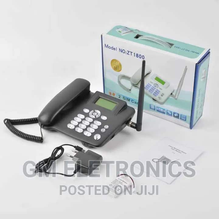 Dlna ZT1800 GSM Fixed Wireless Desktop Phone Dual SIM.