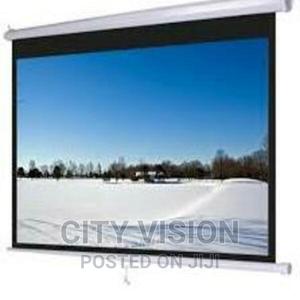 Projector Screen 180×180cm Manual Screen - thumbnail 2