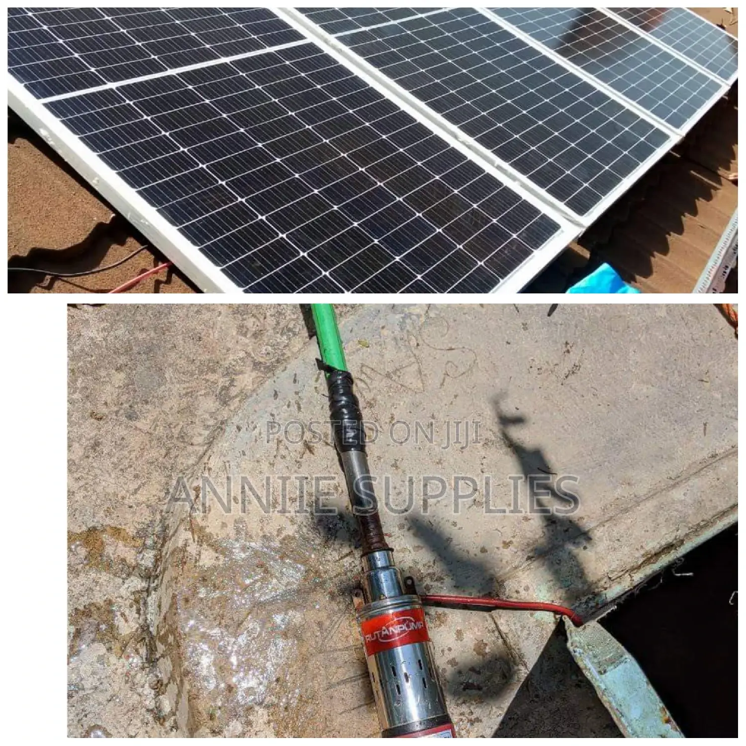 50M Head DC Submersible Pump With 250W /24v Solar