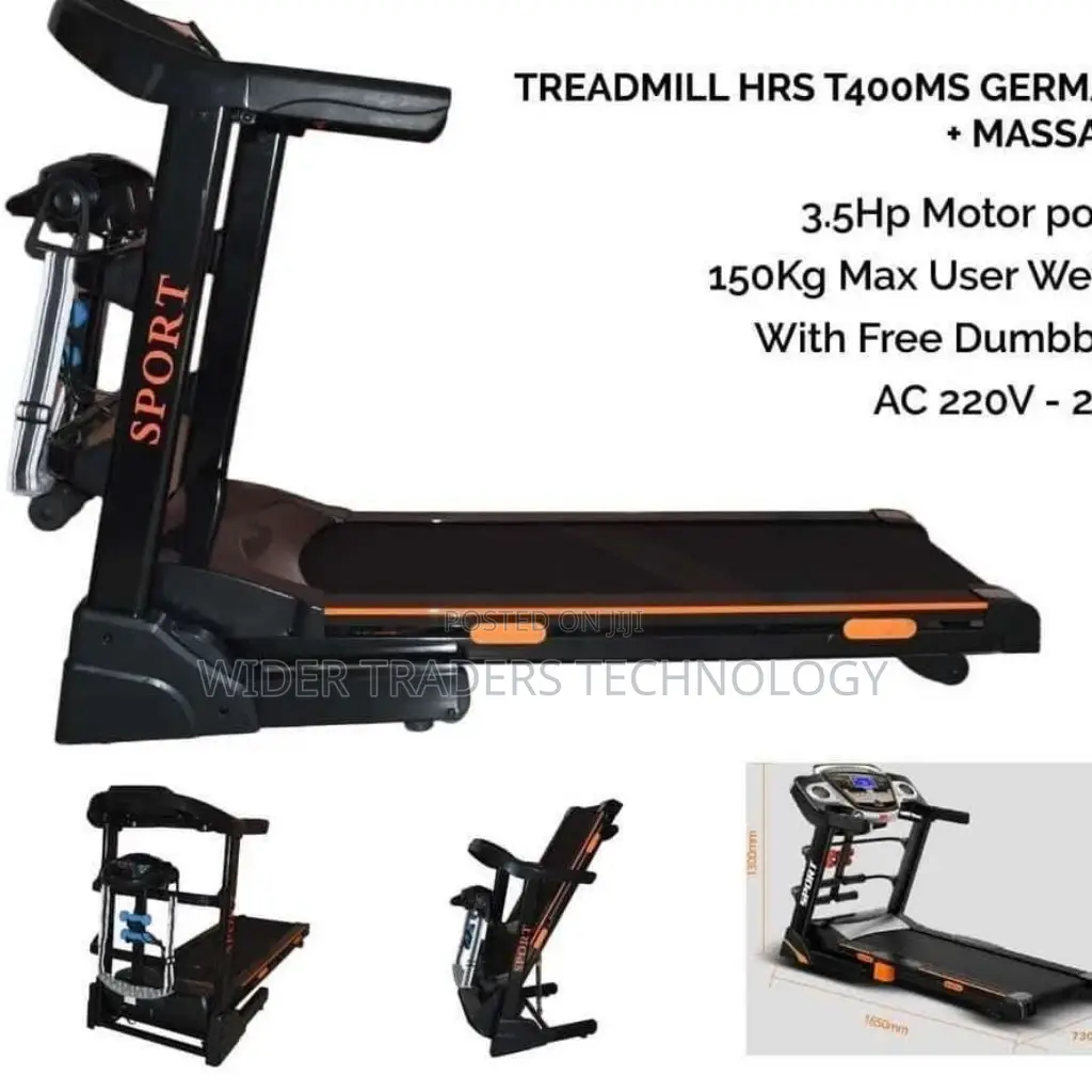 Auto Incline Treadmill With Massage Belt
