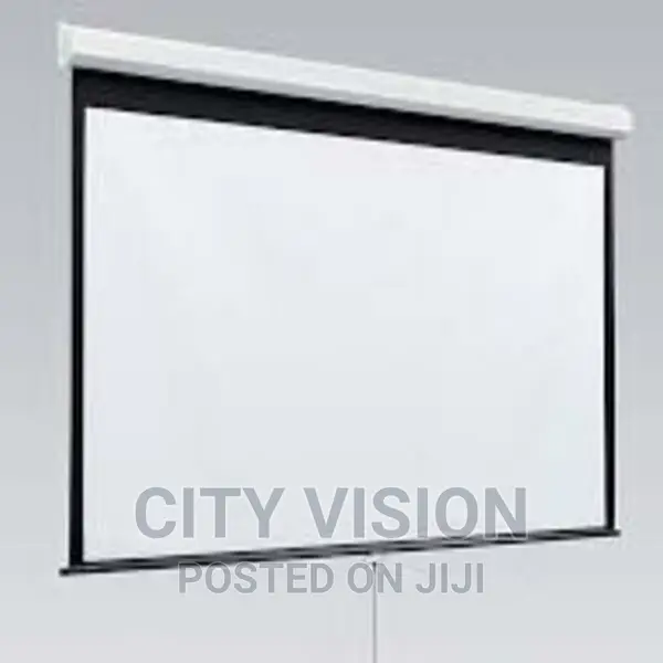 Manual Projector Screen 180×180 Cm Available
