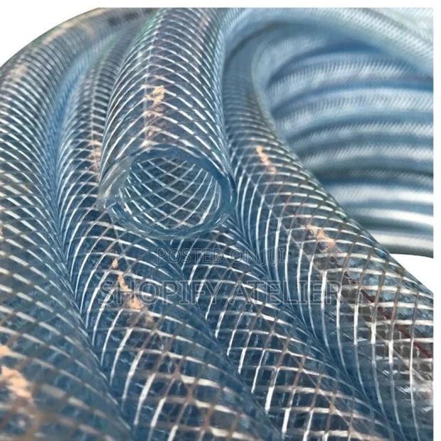 Tan Uk 3/4by50mtr Braided Water Hose Pipe Green, Clear