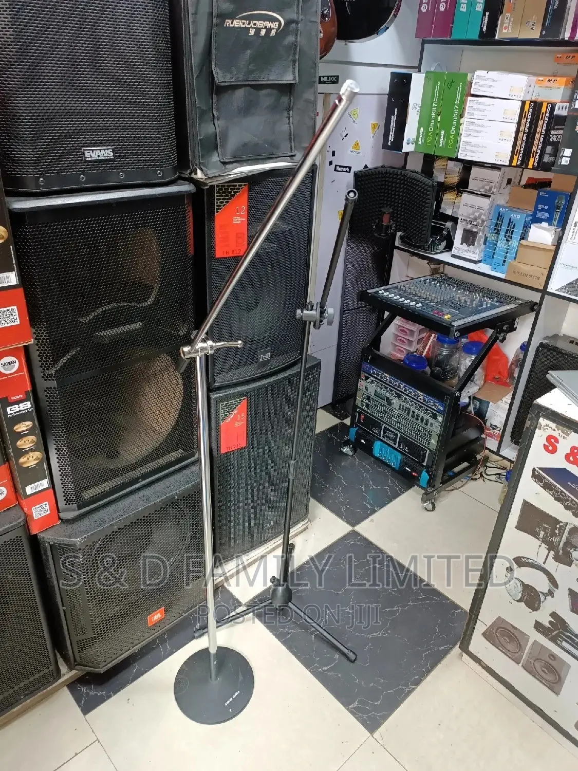 Microphone Stands Ahuja Roundbase