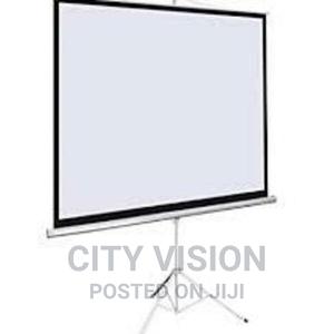 Projector Screen With Tripod Stand Available 145×145 - thumbnail 2