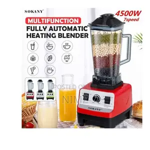 Sokany 4500W Commercial Grade Blender,Food Processor-Bpa 2L