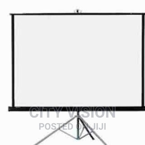 Projector Screen Available With Tripod Stand - main view