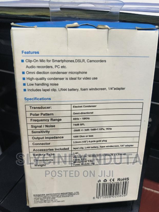 Boya BY-M1 Lavalier Microphone - thumbnail 2