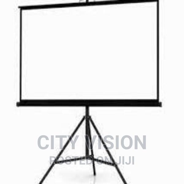 Projector Screen With Tripod Stand 240×240 Cm