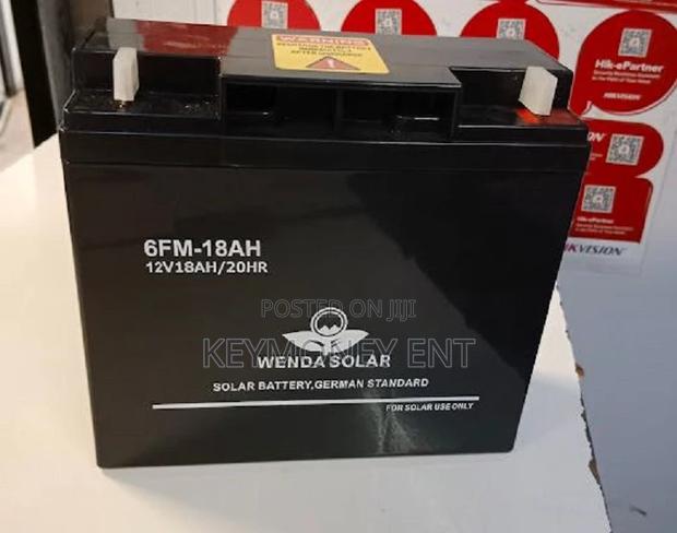 12v18ah/20hr Wenda Solar Battery.
