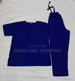 Customized Royal Blue Professional Kid's Scrubs - main view