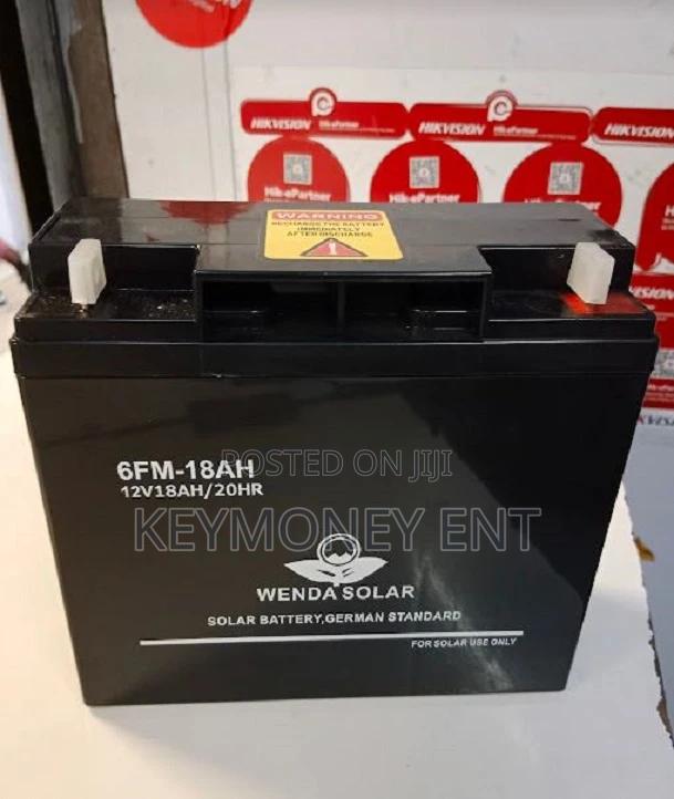 6FM18 6-Fm-18 12V 18ah Wenda Solar Battery