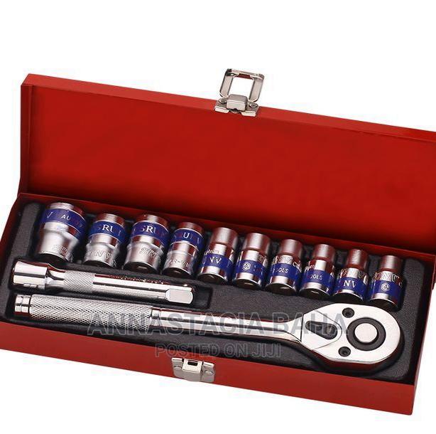 12pcs Ratchet Socket Spanner Set - main view