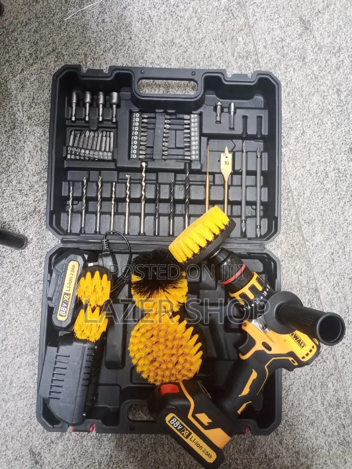 Drill and Brush Combo