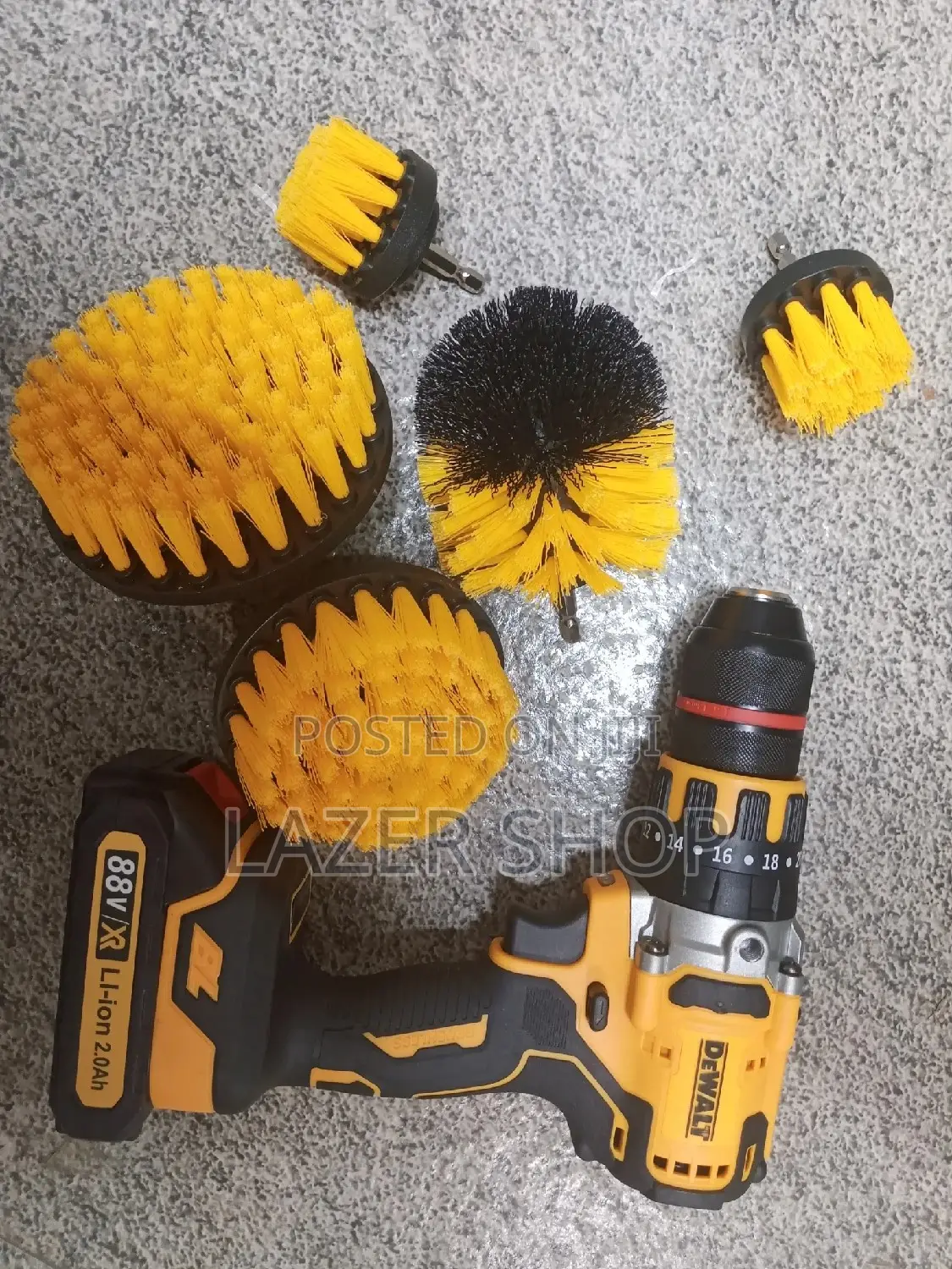 Drill and Brush Combo