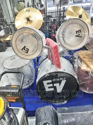 EV 5-Piece Complete Drum Set With Cymbals