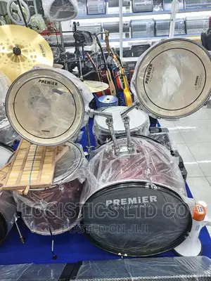 Premier 5-Piece Complete Drum Set With Cymbals