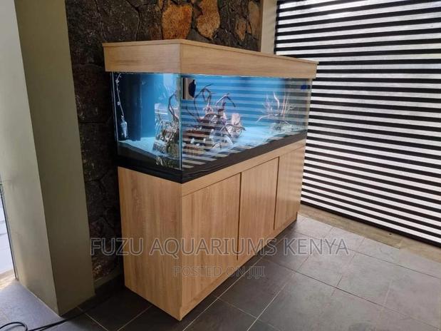 Nice Wooden Touch Aquarium - main view