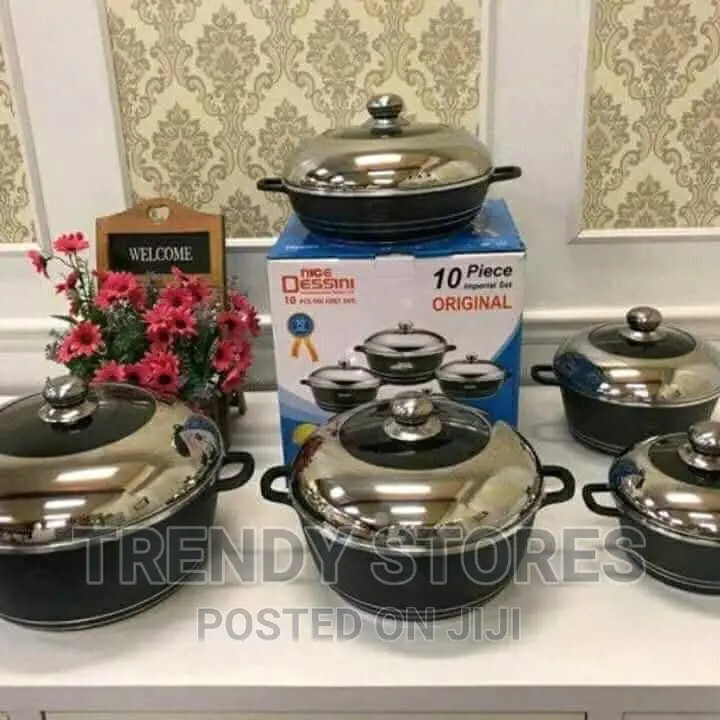 10pcs Dessini Cookware With Lids
