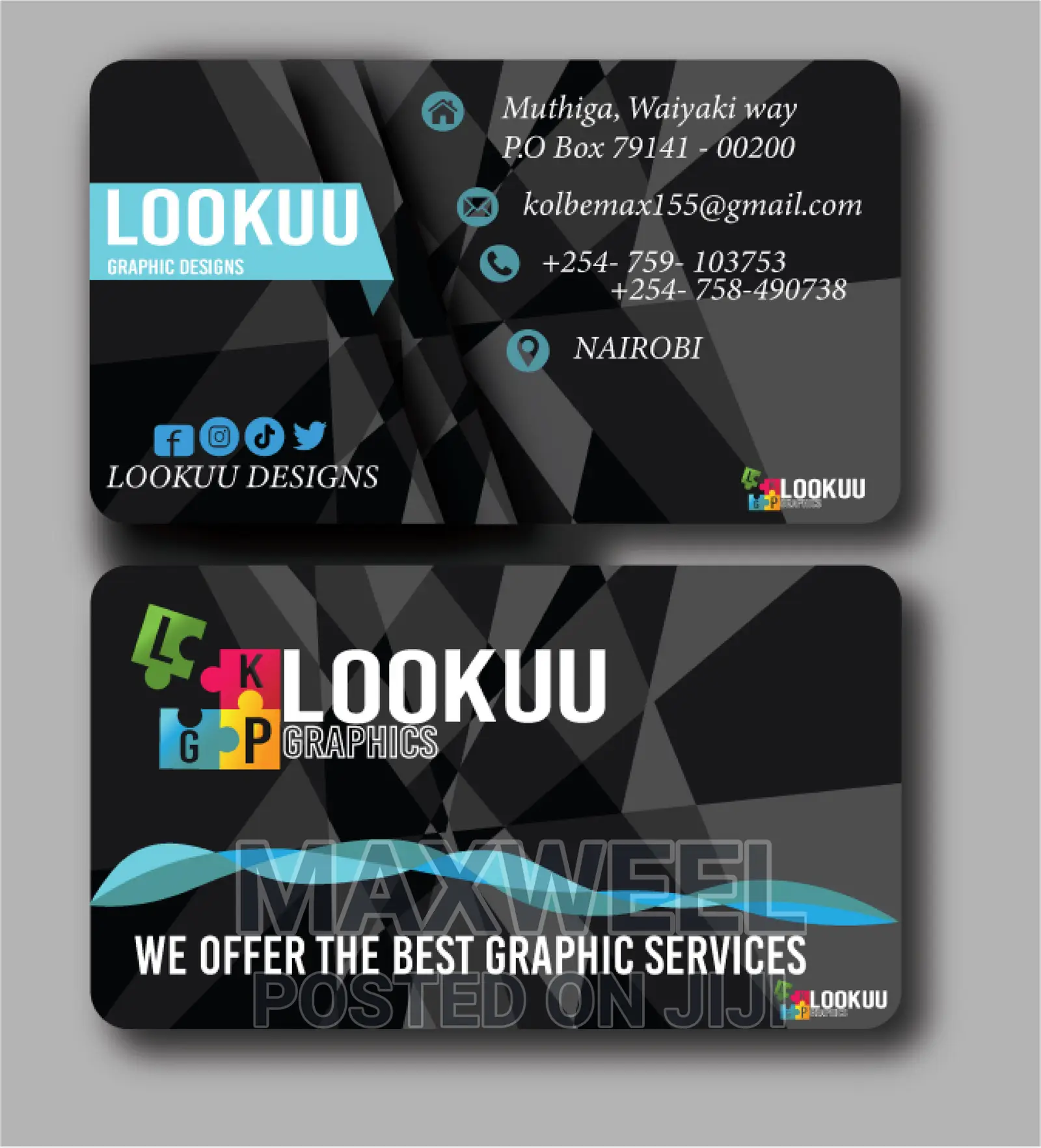 Branded Business Cards, Flyers, Banners and Stickers.