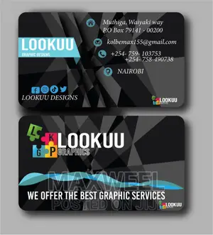 Branded Business Cards, Flyers, Banners and Stickers.