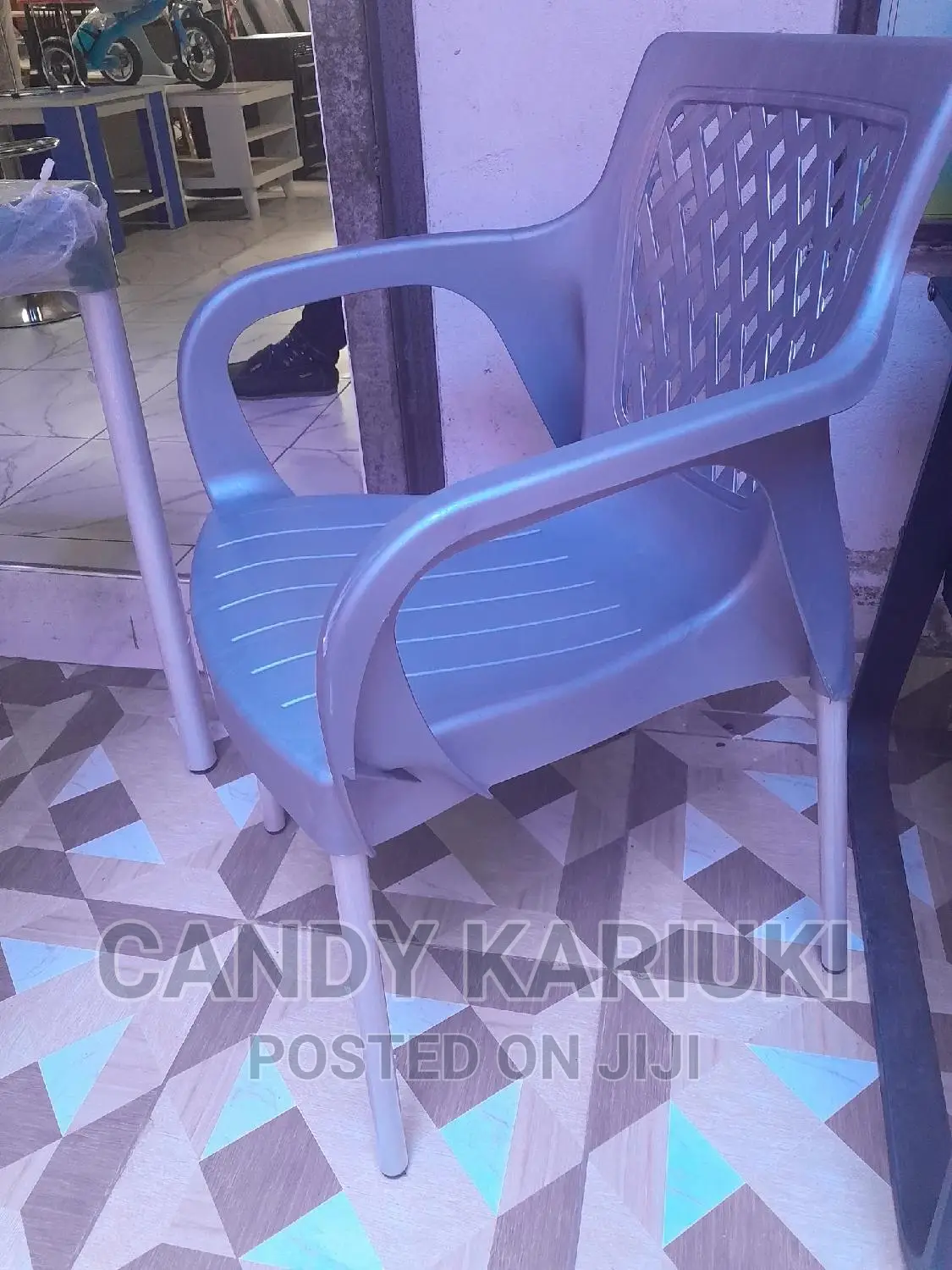 Grey Plastic Chair