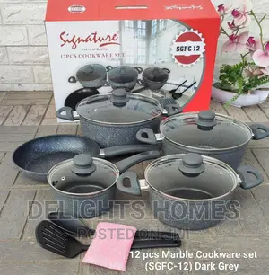 12pcs Signature Marble Cookware Set*