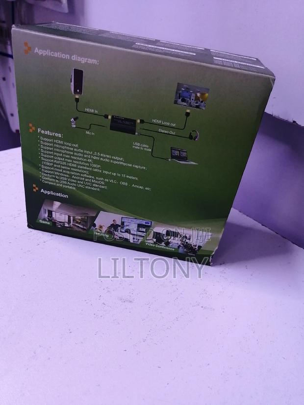 Hdmi Video Capture Card With Audio and Mic - thumbnail 2