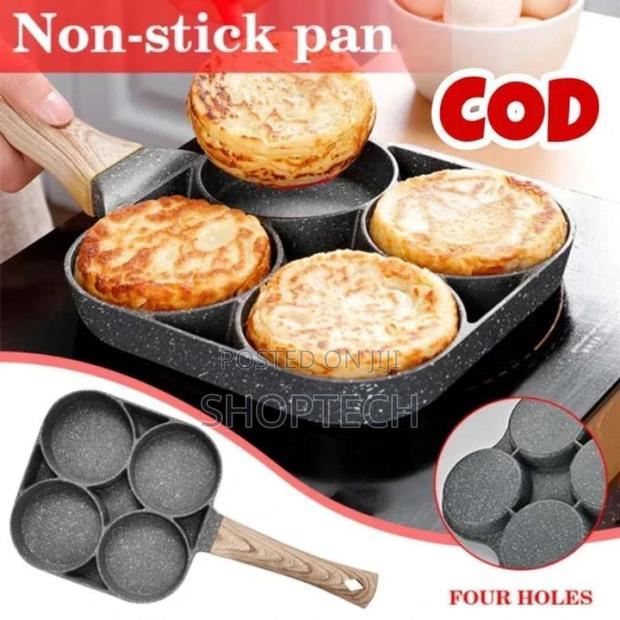 4 4 Hole Non Stick Pan