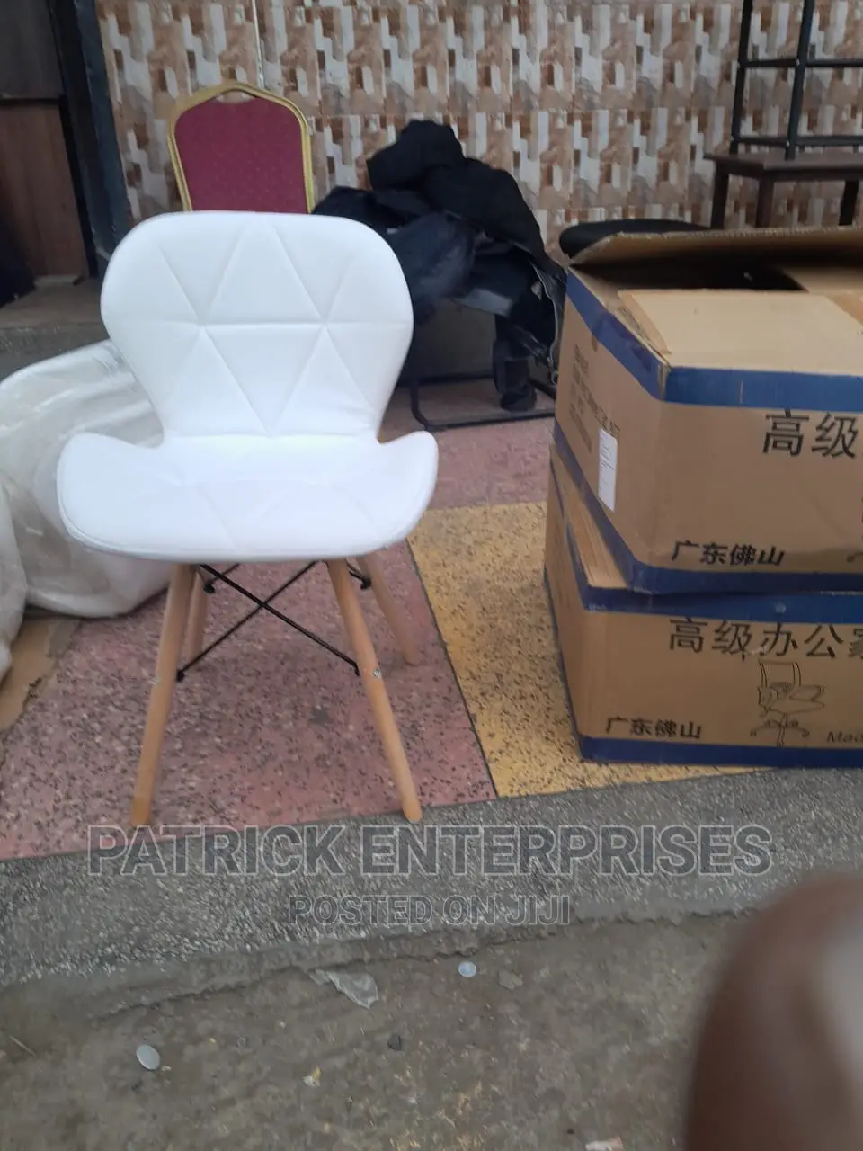 Imported Padded Eames Chairs