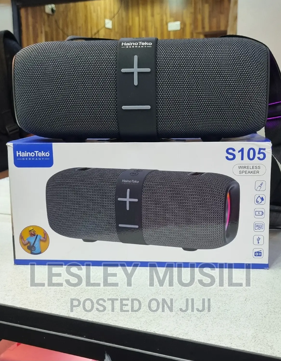 Haino Teko S105 Portable Speaker With Power Bank Function