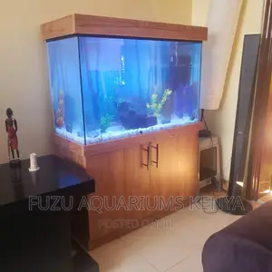 Full Aquarium With Stand and Fish