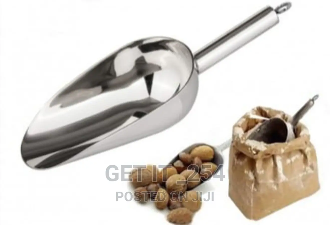 Stainless Steel Dry Food Cereal Scoop