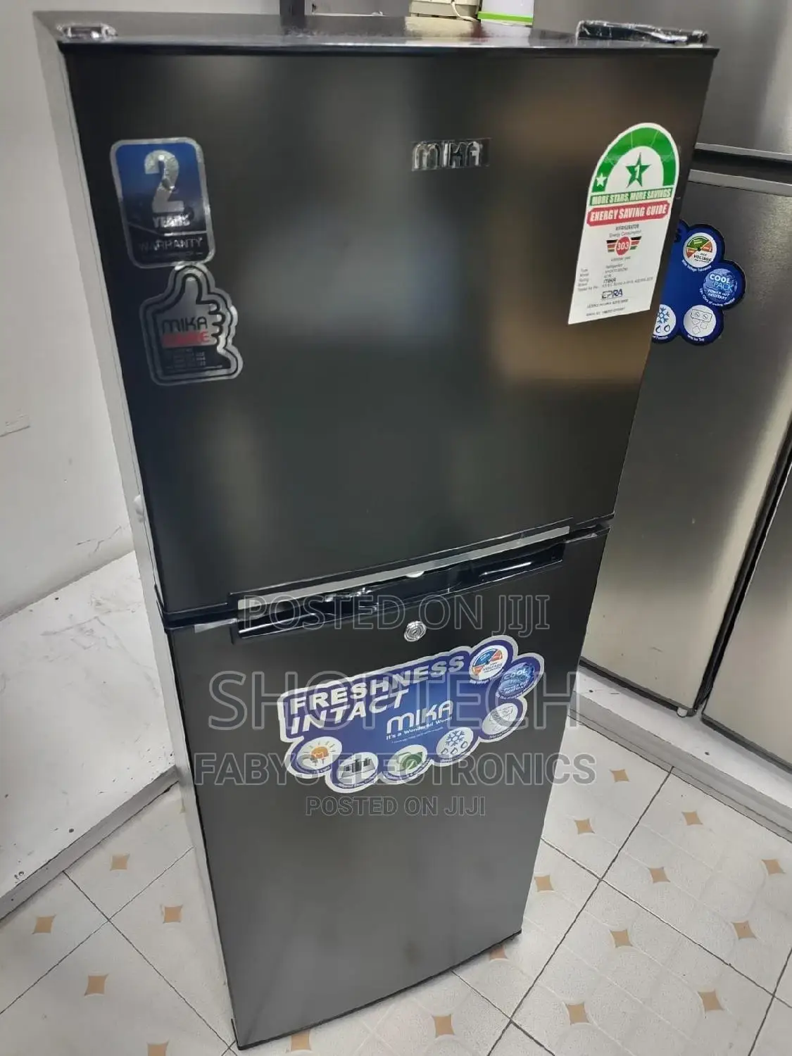 Mika 118 Litres Double Door Refrigerator