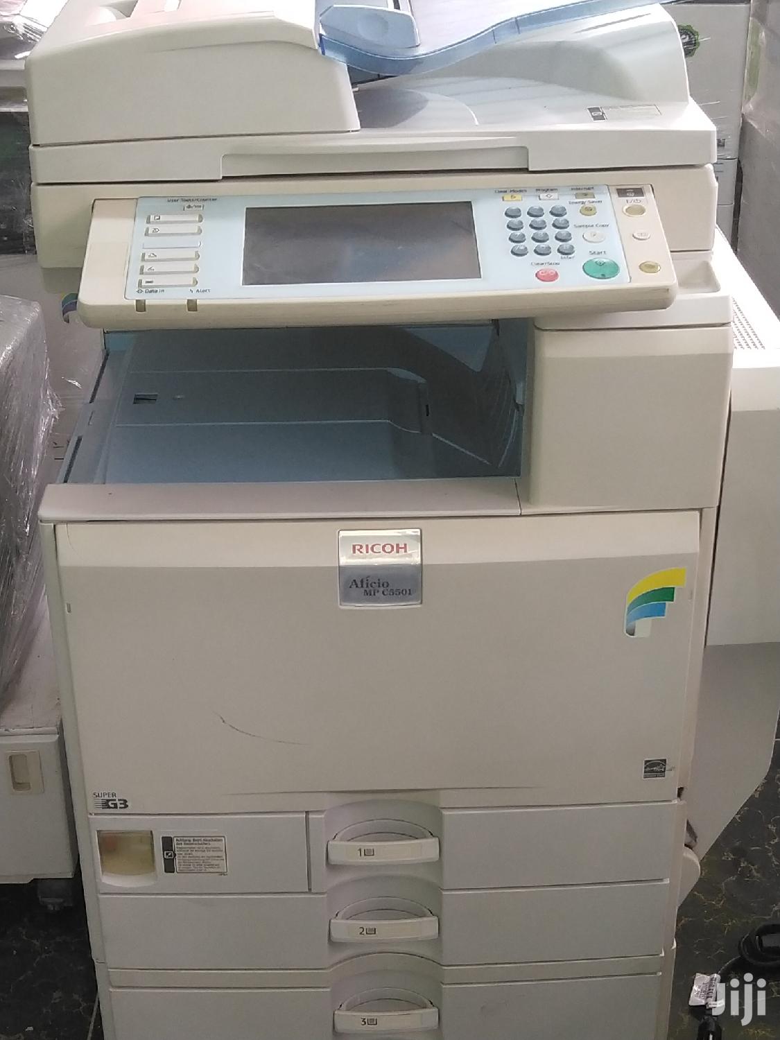 Effective Coloured Ricoh Aficio Mp C 5501 Photocopier Machine