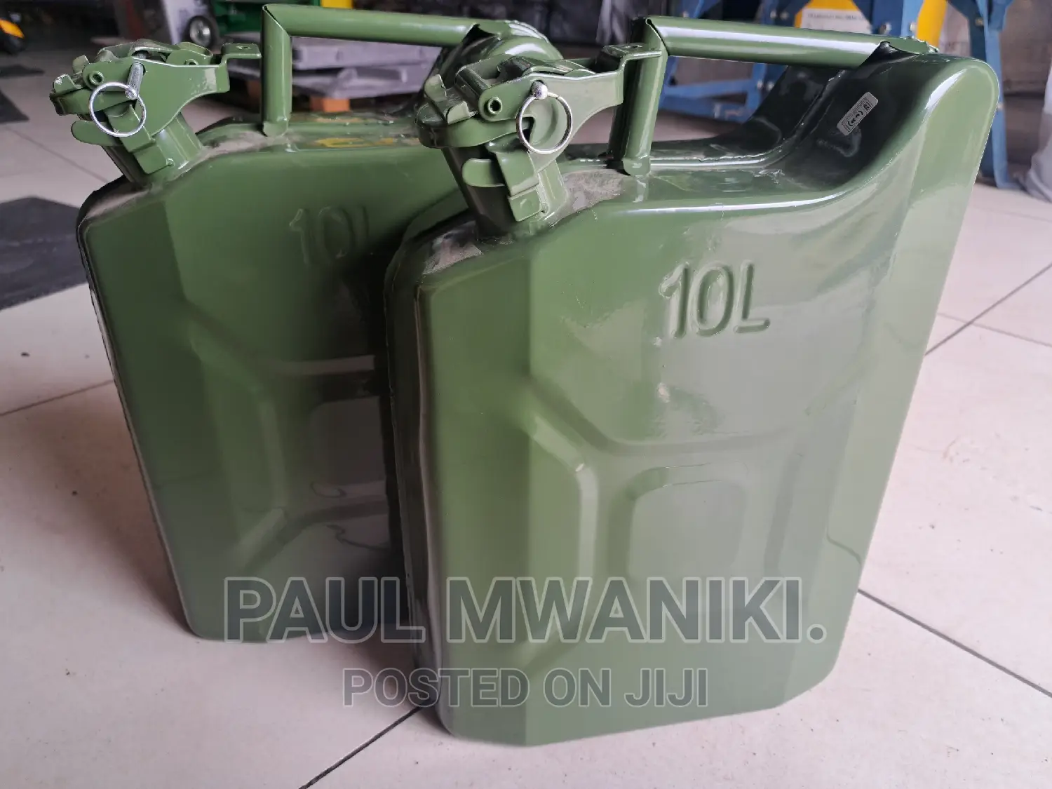 10 Litre Metal Fuel Can