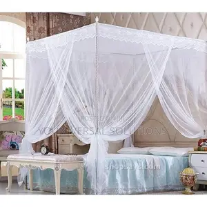 White 4 Stand Mosquito Net