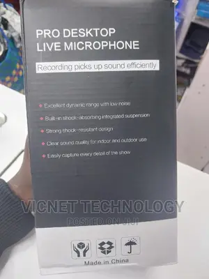 PRO Desktop High Quality Podcast Microphone