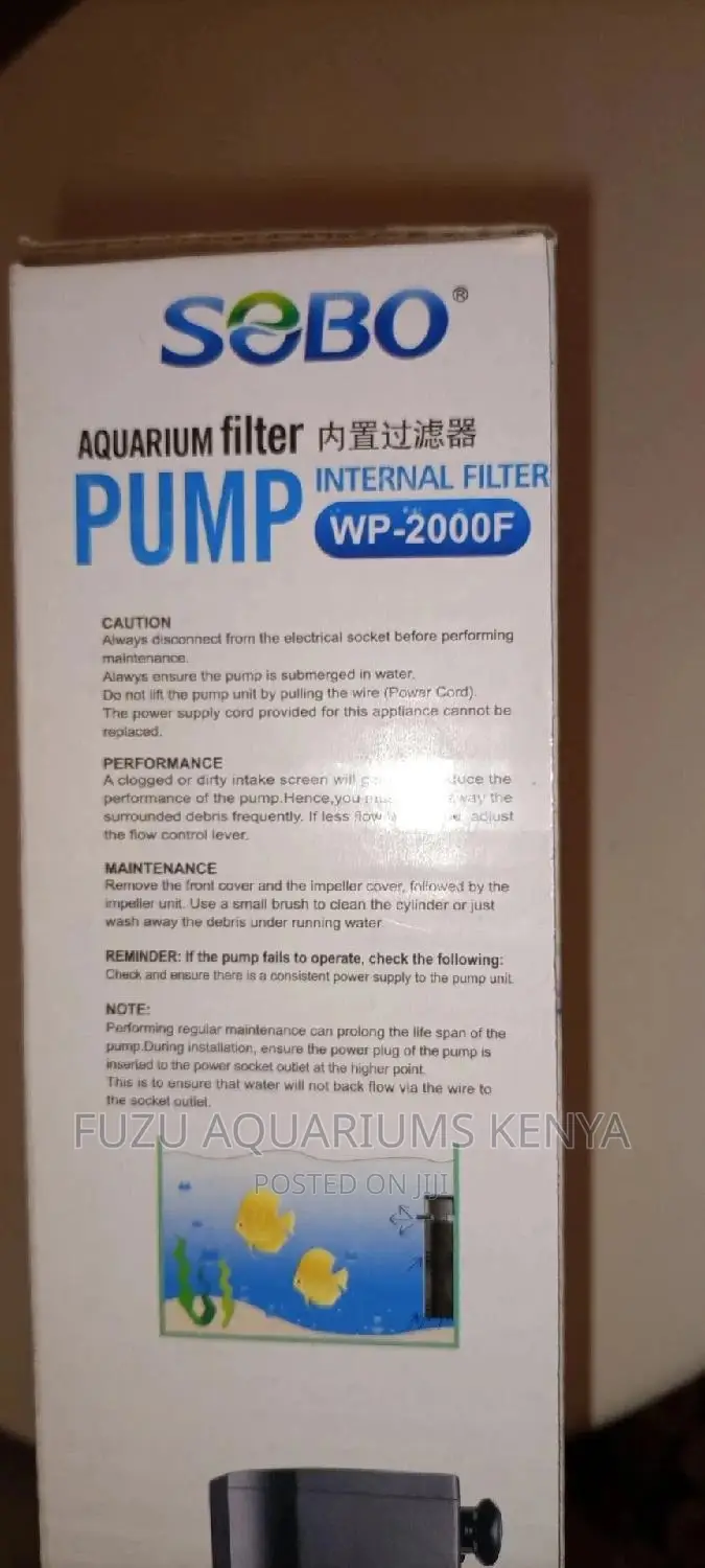 Aquarium Water Filter Pump Internal Pump